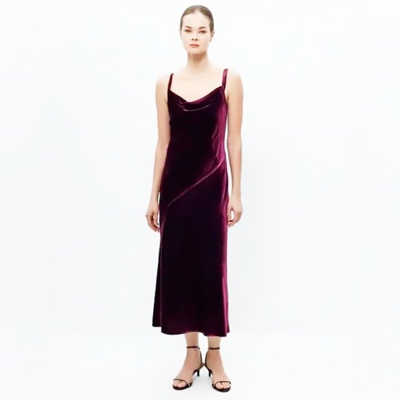 CHARUEL velvet midi dress - Picture 1 of 10